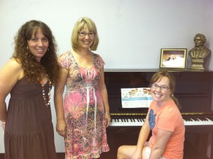 Ms. Noelle, Ms. Lois and Ms. Aimee at the Experienced Teacher Seminar. What a fun day!