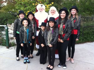 Glee Club sings with Santa for FOX Morning Show 